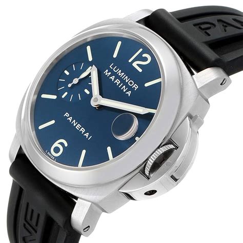 panerai luminor marina blue strap|panerai luminor marina automatic 300m.